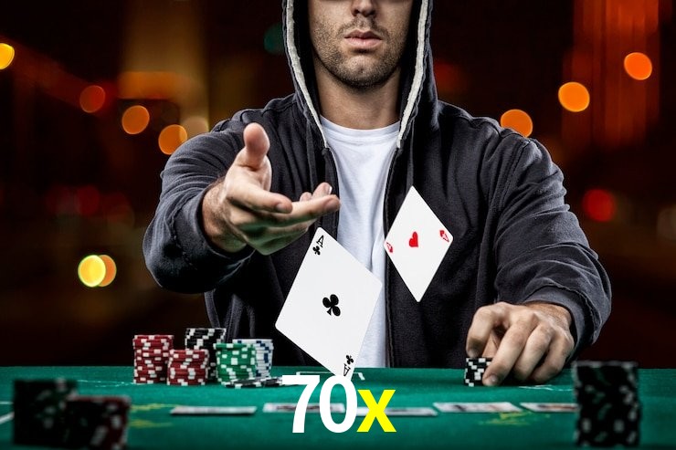 Mercados ao vivo e cash out na 70x